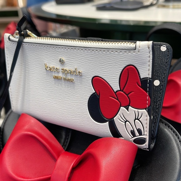 Kate Spade Disney X Kate Spade New York Minnie Small Slim Bifold Wallet
NWT - Picture 6 of 16